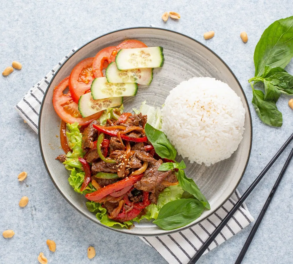 Bœuf Sauté Aux Poivrons